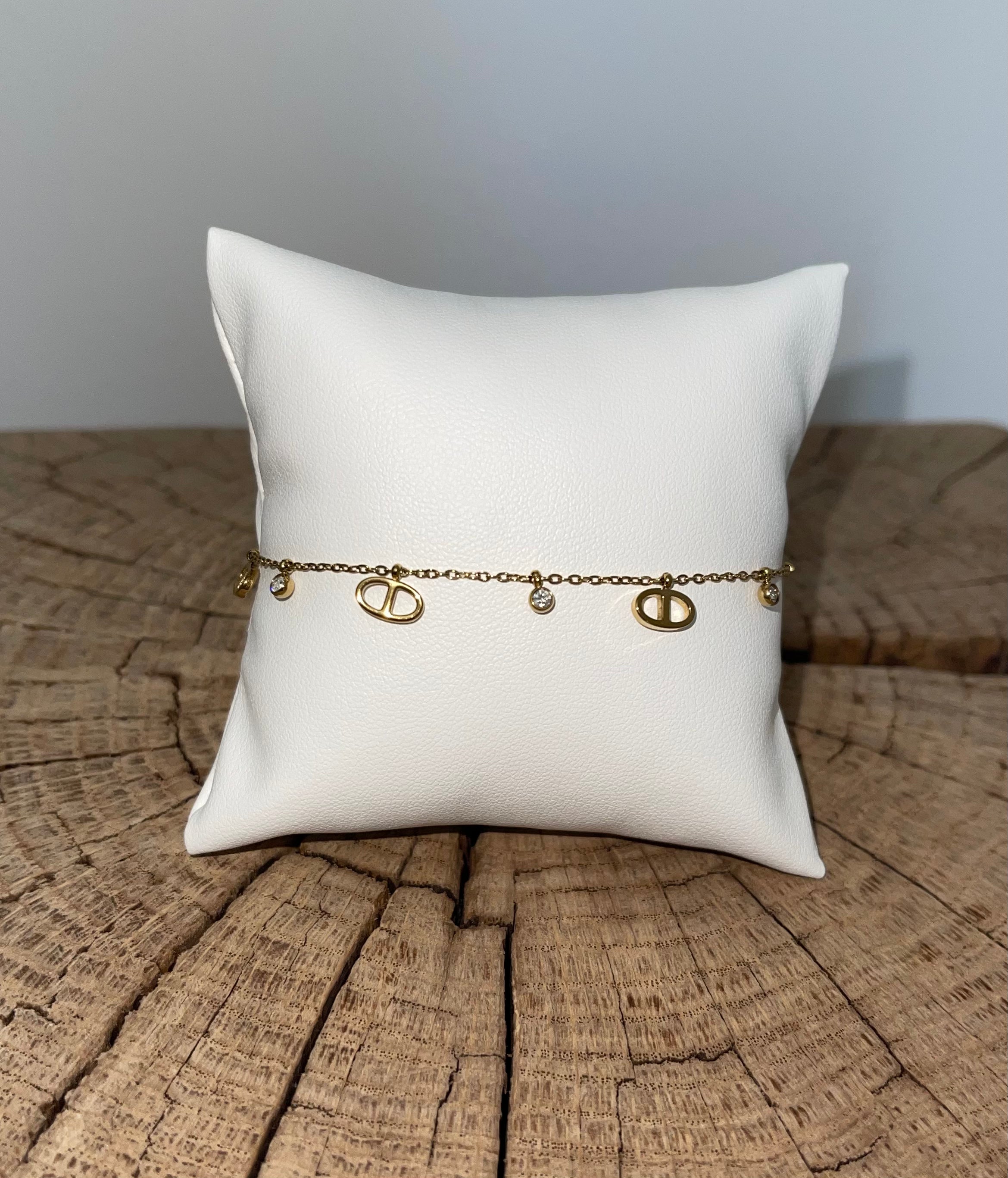 Bracelet Doré Maille Marine – Acier Inoxydable