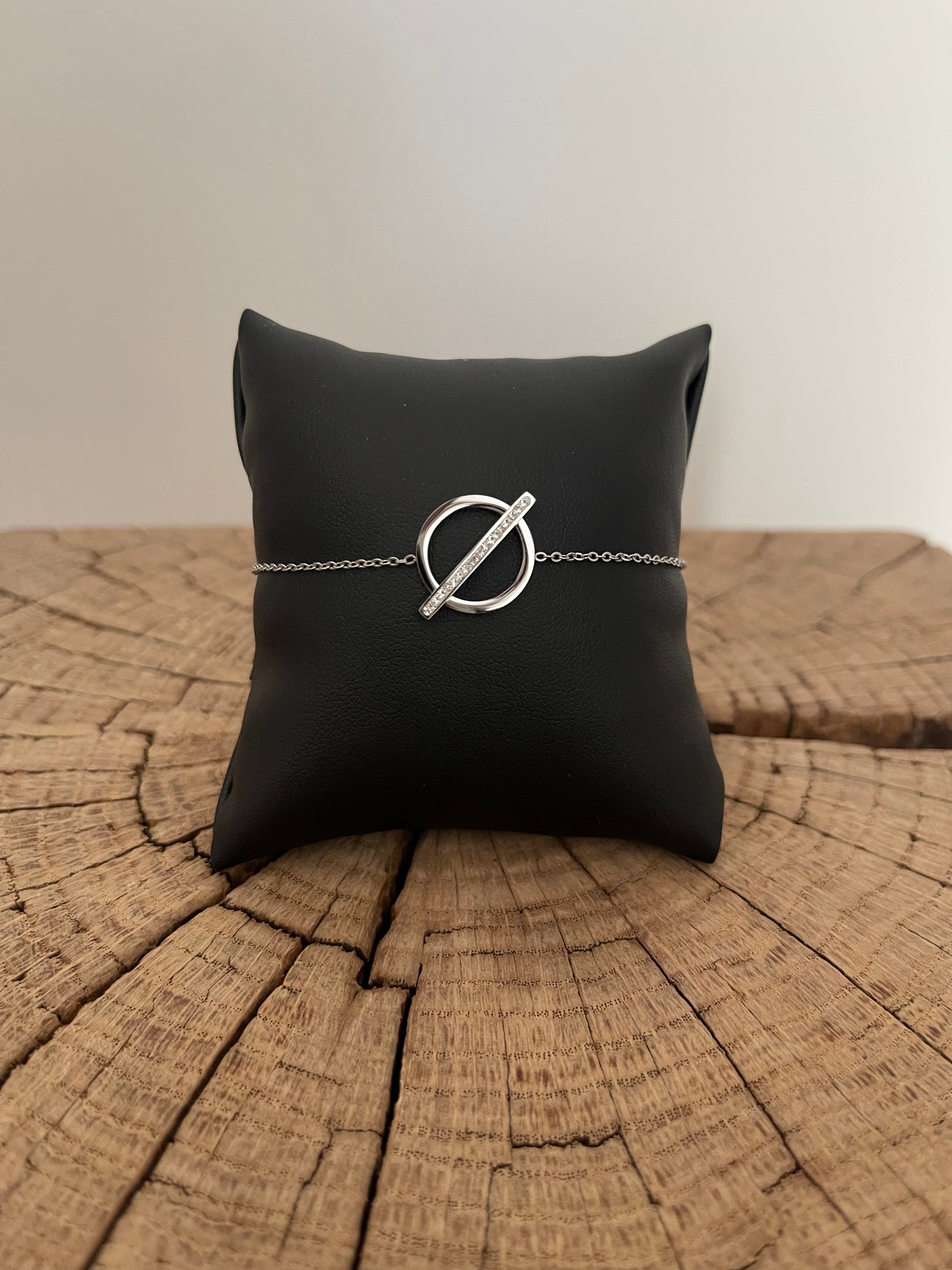 ✨ Bracelet Élégance Argentée – Acier Inoxydable