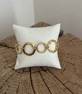 Bracelet Doré Anneaux – Acier Inoxydable