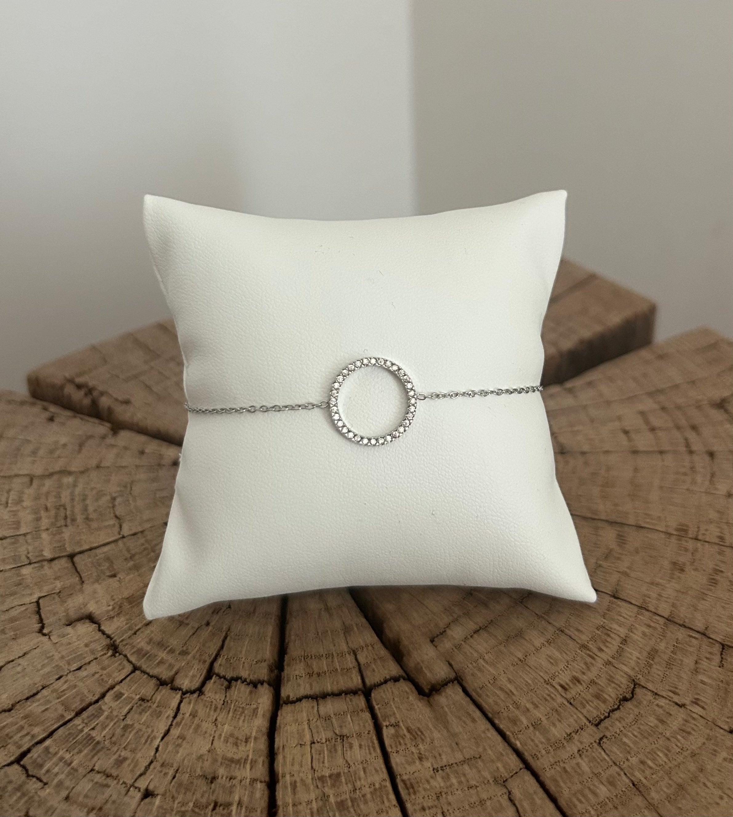 ✨ Bracelet Éclat Rond – Acier Inoxydable