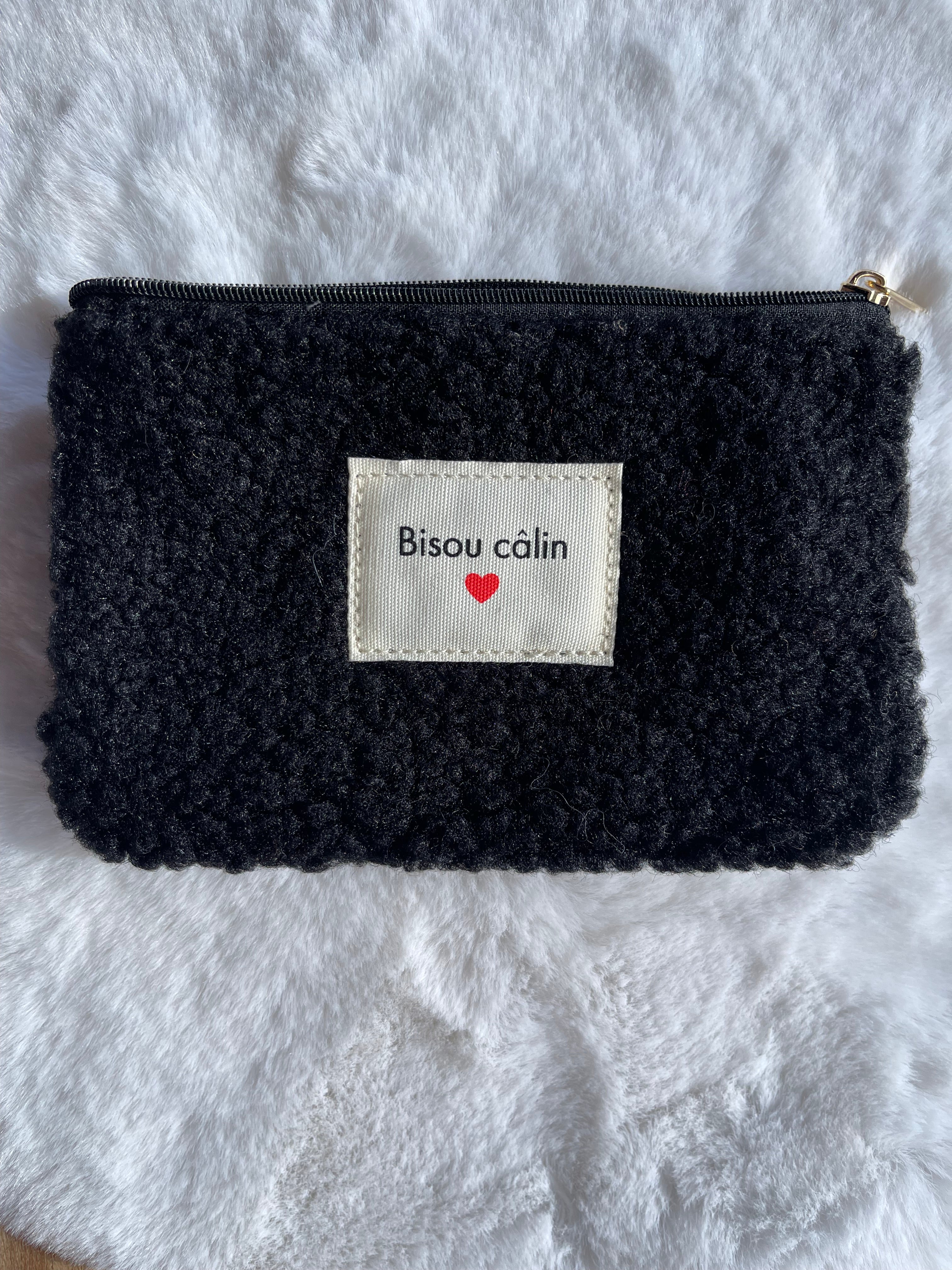 Trousse Teddy « Bisou Câlin » ❤️ – Noir