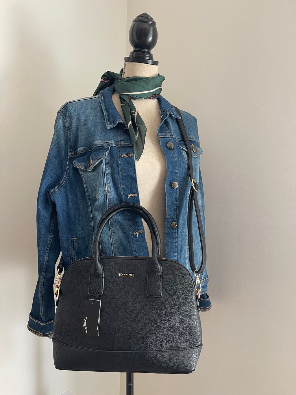 Sac à Main Torrente ✨ – Noir & Doré