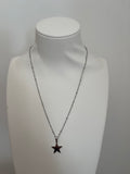 Collier Pendentif Étoile - Acier Inoxydable Argenté