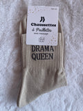 Chaussettes à Paillettes "Drama Queen" - Doré Champagne