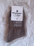Chaussettes à Paillettes "Casse-Pieds" - Brun Irisé