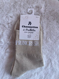 Chaussettes à Paillettes "Princesse" - Doré Champagne