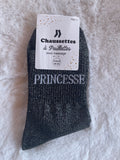 Chaussettes à Paillettes "Princesse" - Noir Irisé