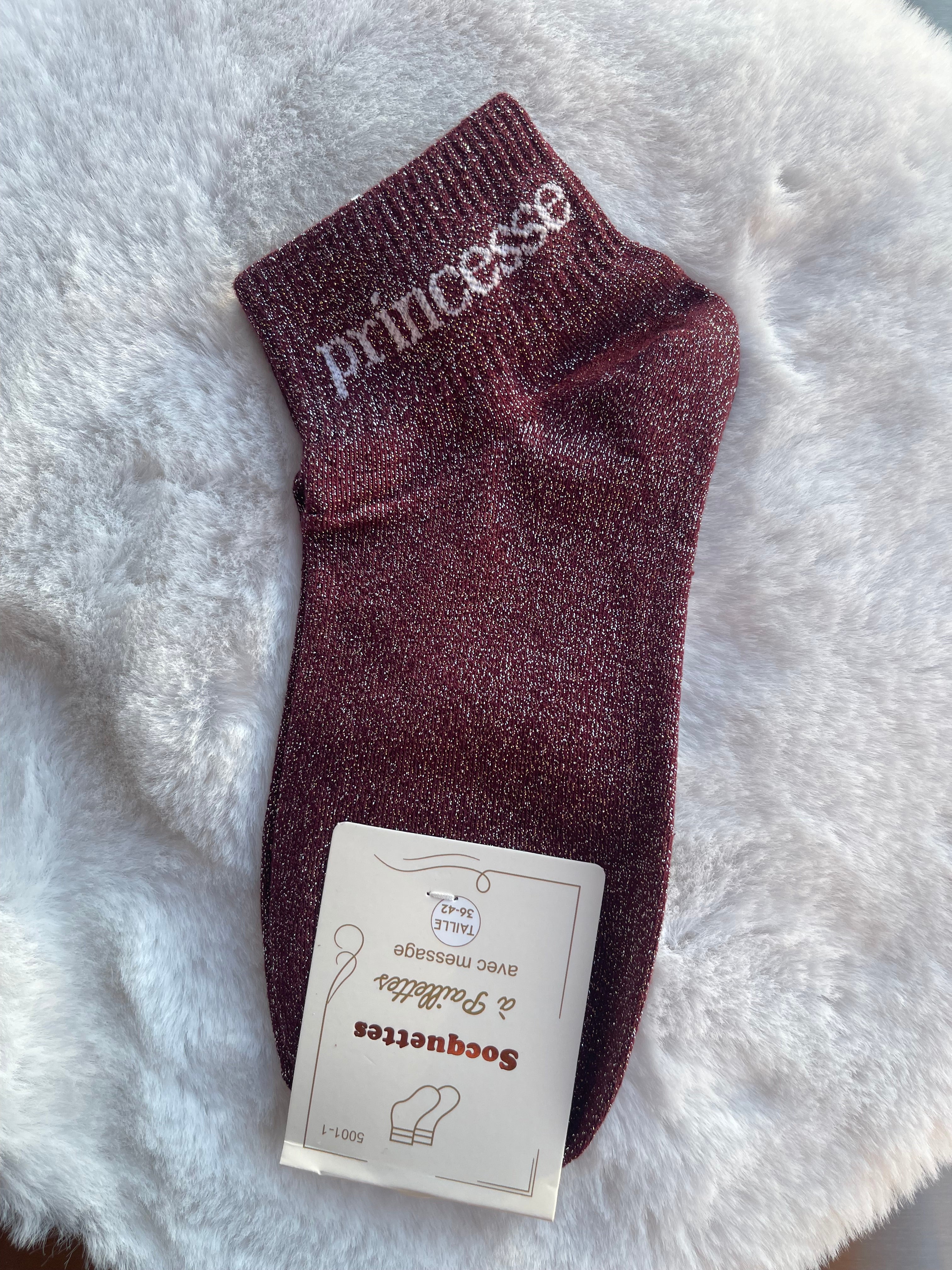 Socquettes à Paillettes ✨ – Princesse