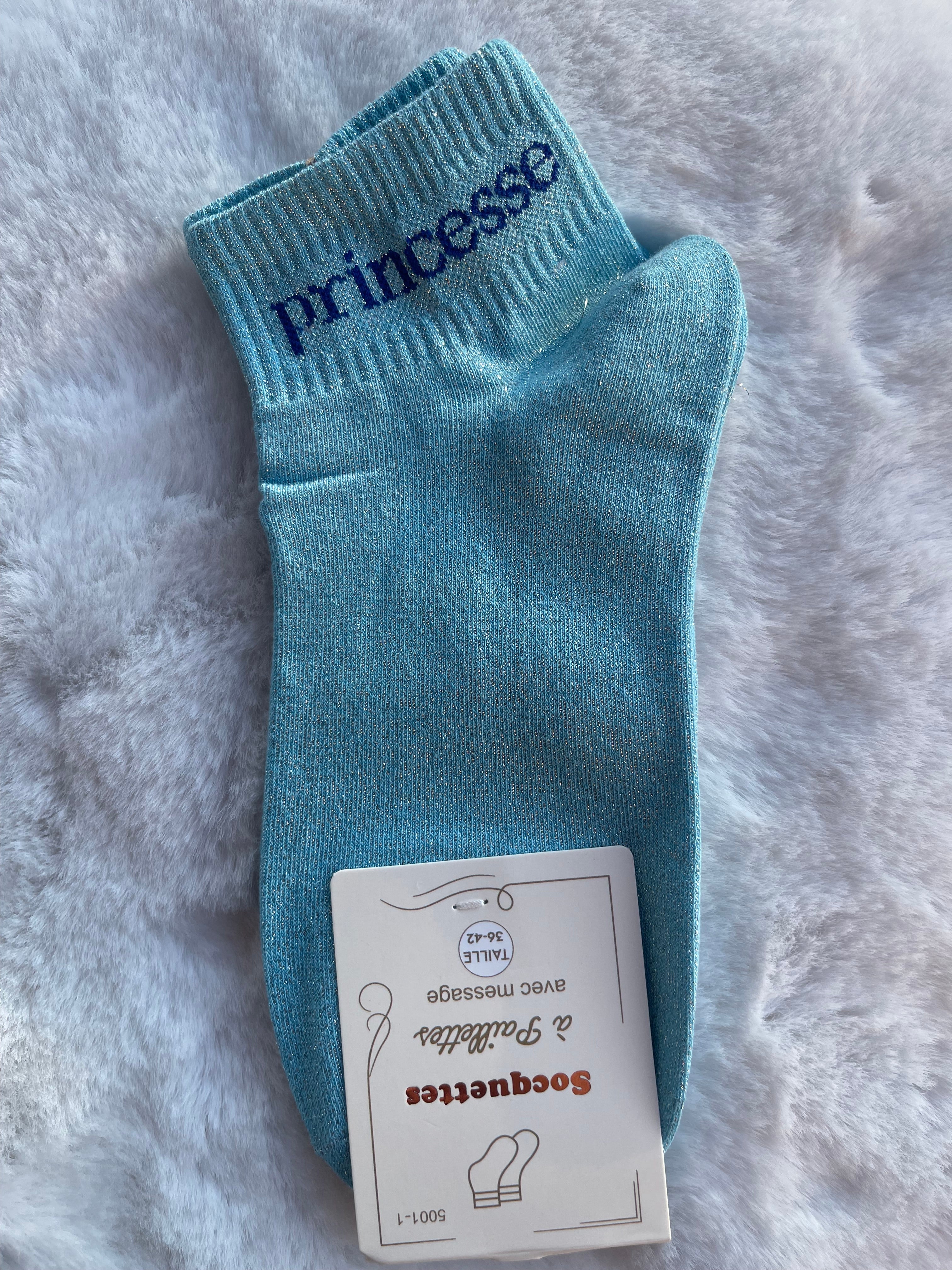 Socquettes à Paillettes ✨ – Princesse