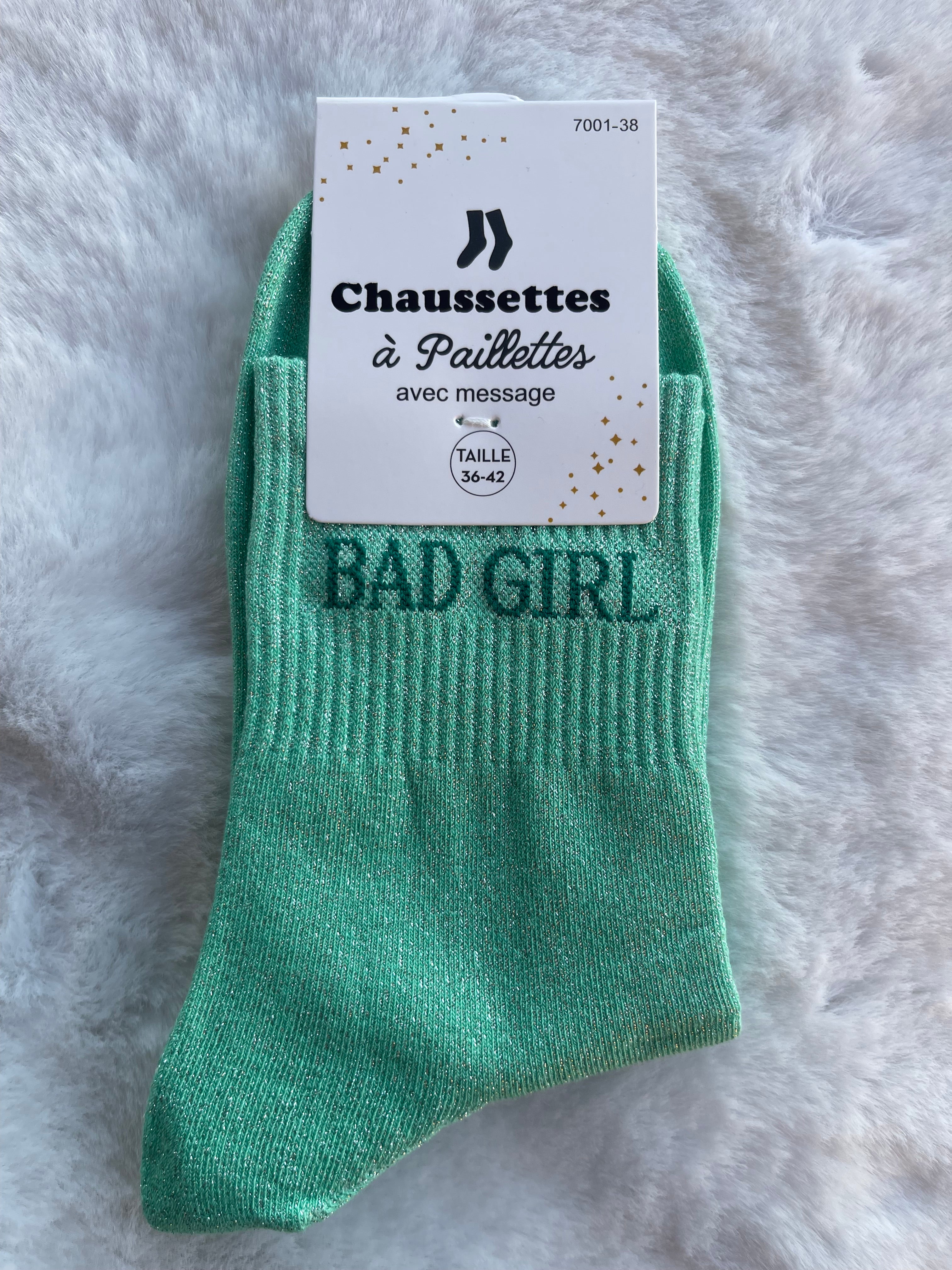 Chaussettes à Paillettes ✨ – Bad Girl