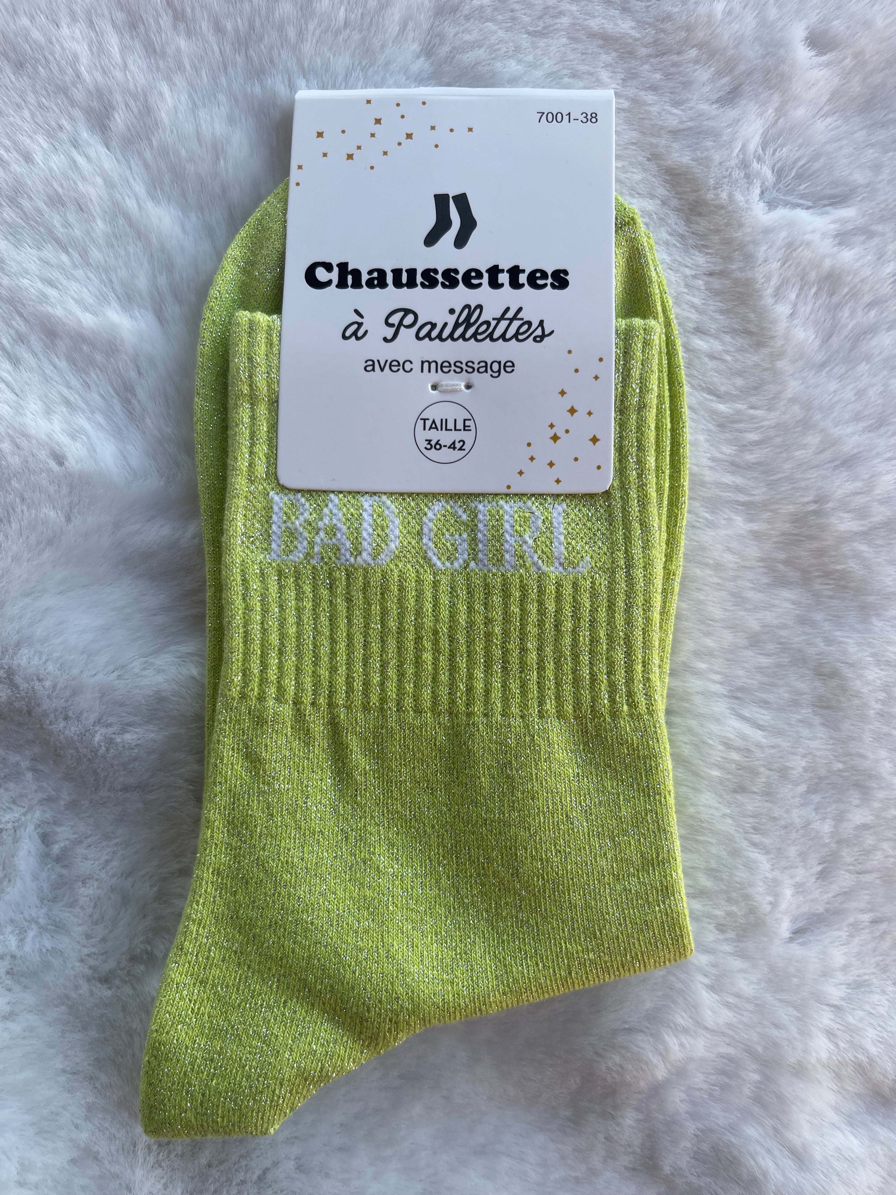 Chaussettes à Paillettes ✨ – Bad Girl