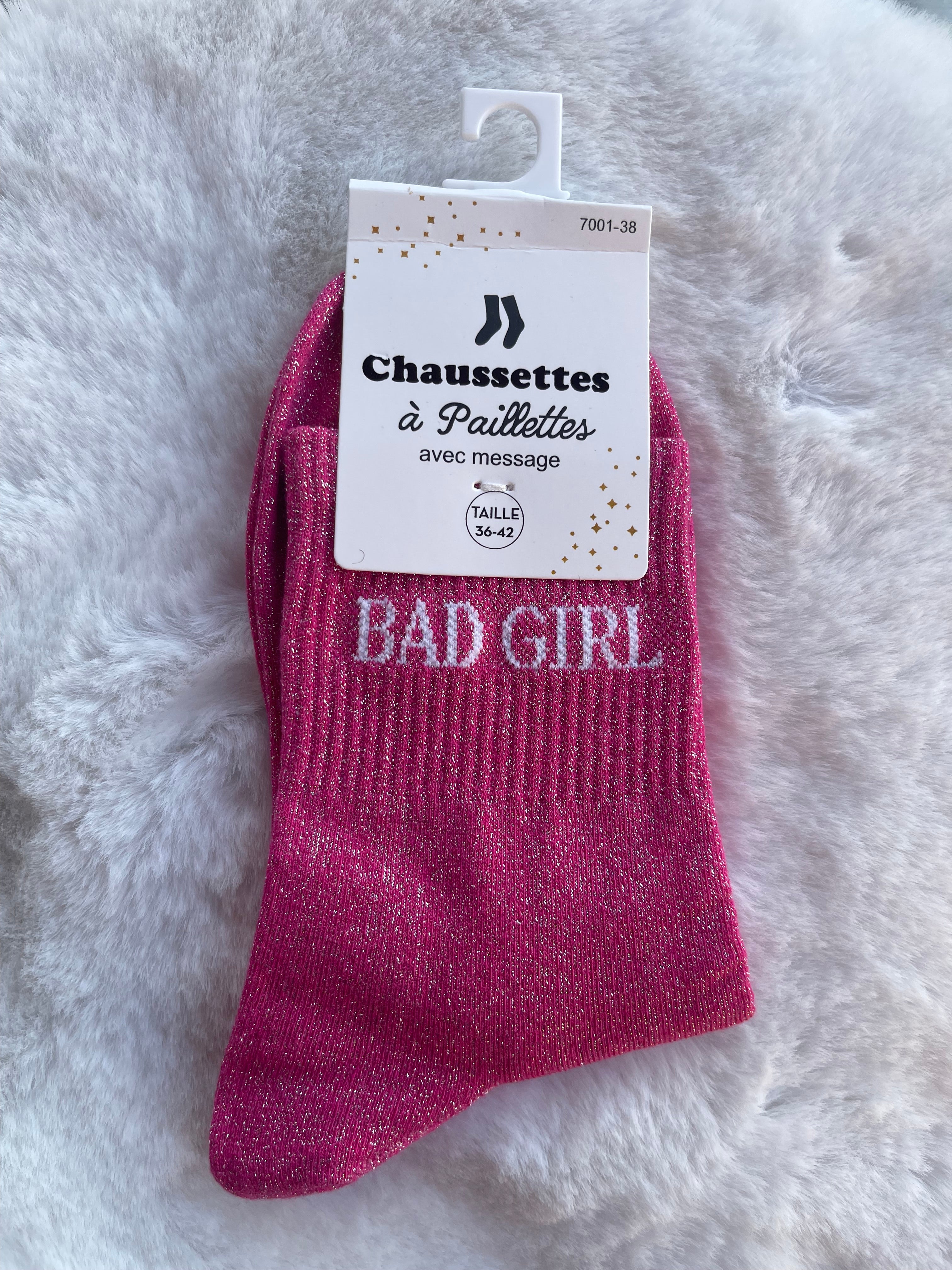 Chaussettes à Paillettes ✨ – Bad Girl