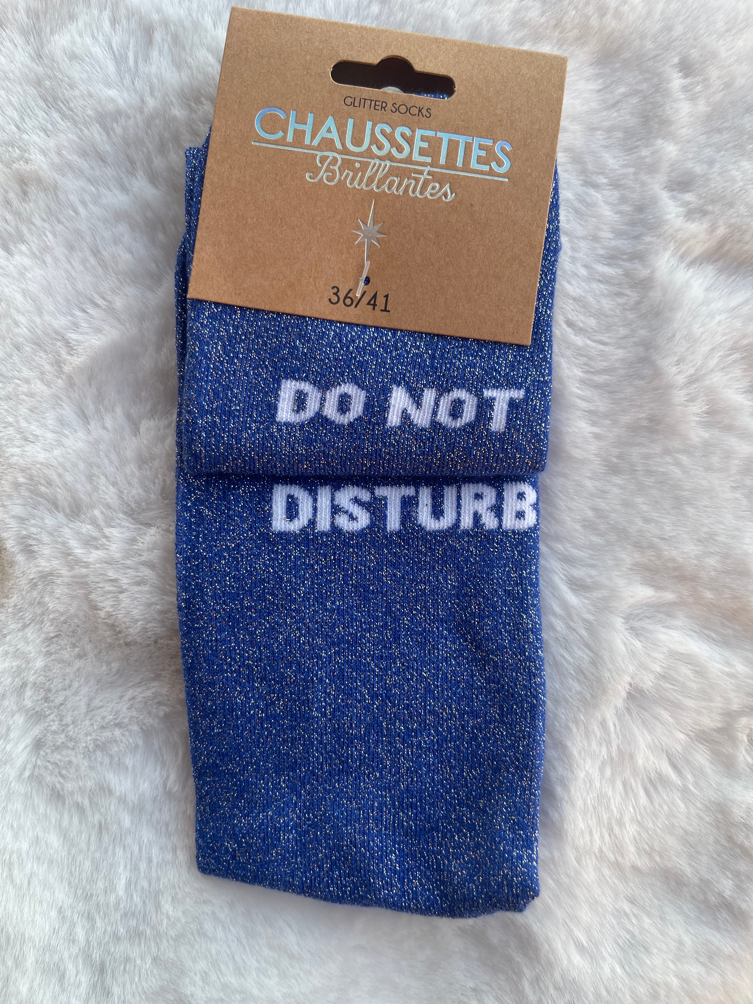 Chaussettes Brillantes ✨ – Do Not Disturb