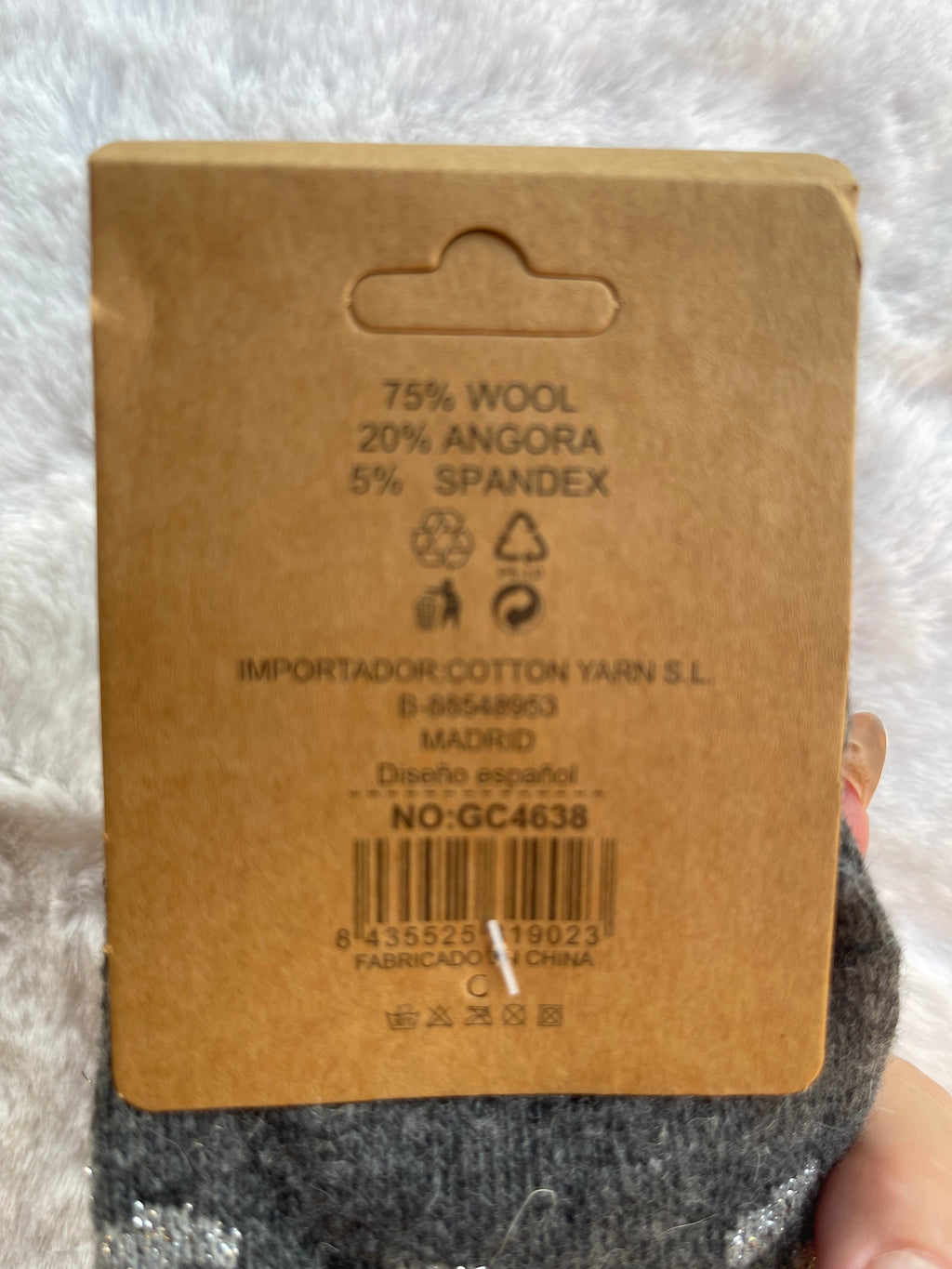 Chaussettes Chaudes Léopard Gris – Clazzy