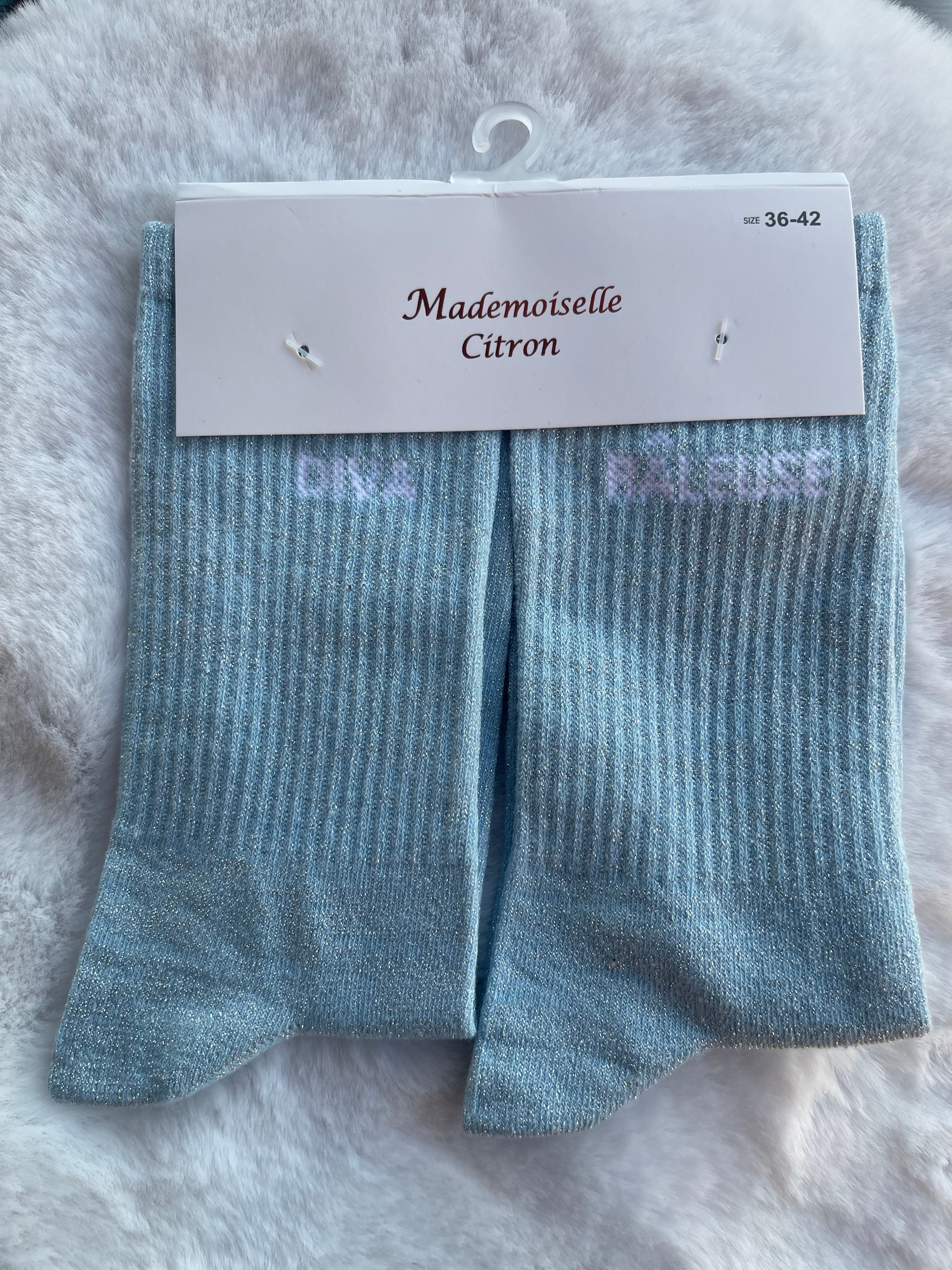 Chaussettes à Paillettes ✨ – Diva Râleuse