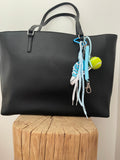 Porte-clés Grigri Basket Tennis Bleu Ciel